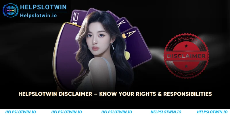 Helpslotwin Disclaimer Know Your Rights & Responsibilities