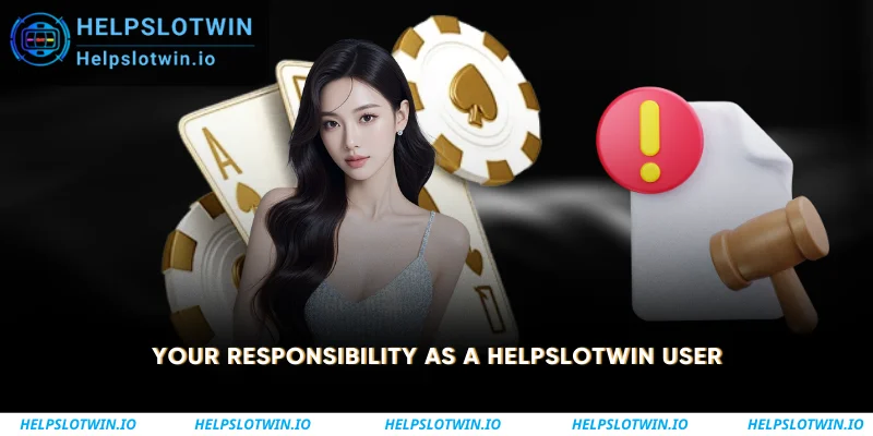 Your Responsibility as a Helpslotwin User